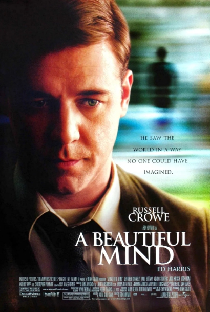 뷰티풀 마인드(A Beautiful Mind, 2001): 천재 수학자 존 내쉬의 삶과 사랑, 그리고 정신과 싸움을 그린 감동 실화 영화